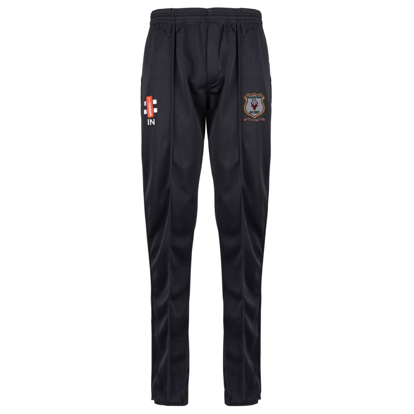gray-nicolls-matrix-v2-pantaloni-cricket-senior-beaulieu-park-cc-nero image 1