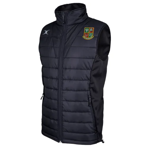 gilbert-rugby-new-tredegar-rfc-pro-gilet-smanicato-senior-nero image 1