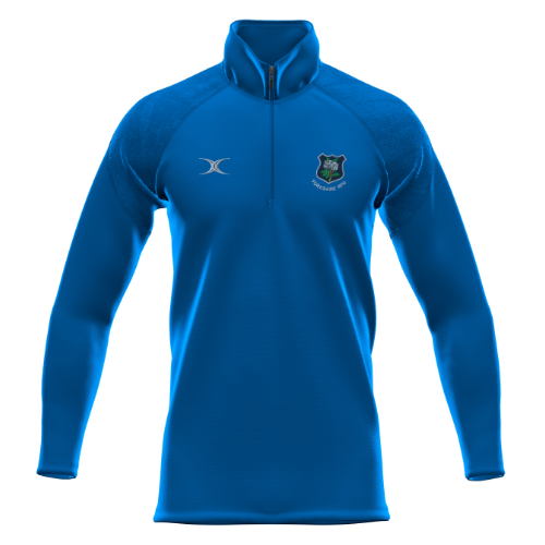 gilbert-rugby-yorkshire-rfu-supporters-gts-pile-1-4-zip-junior-royal image 1