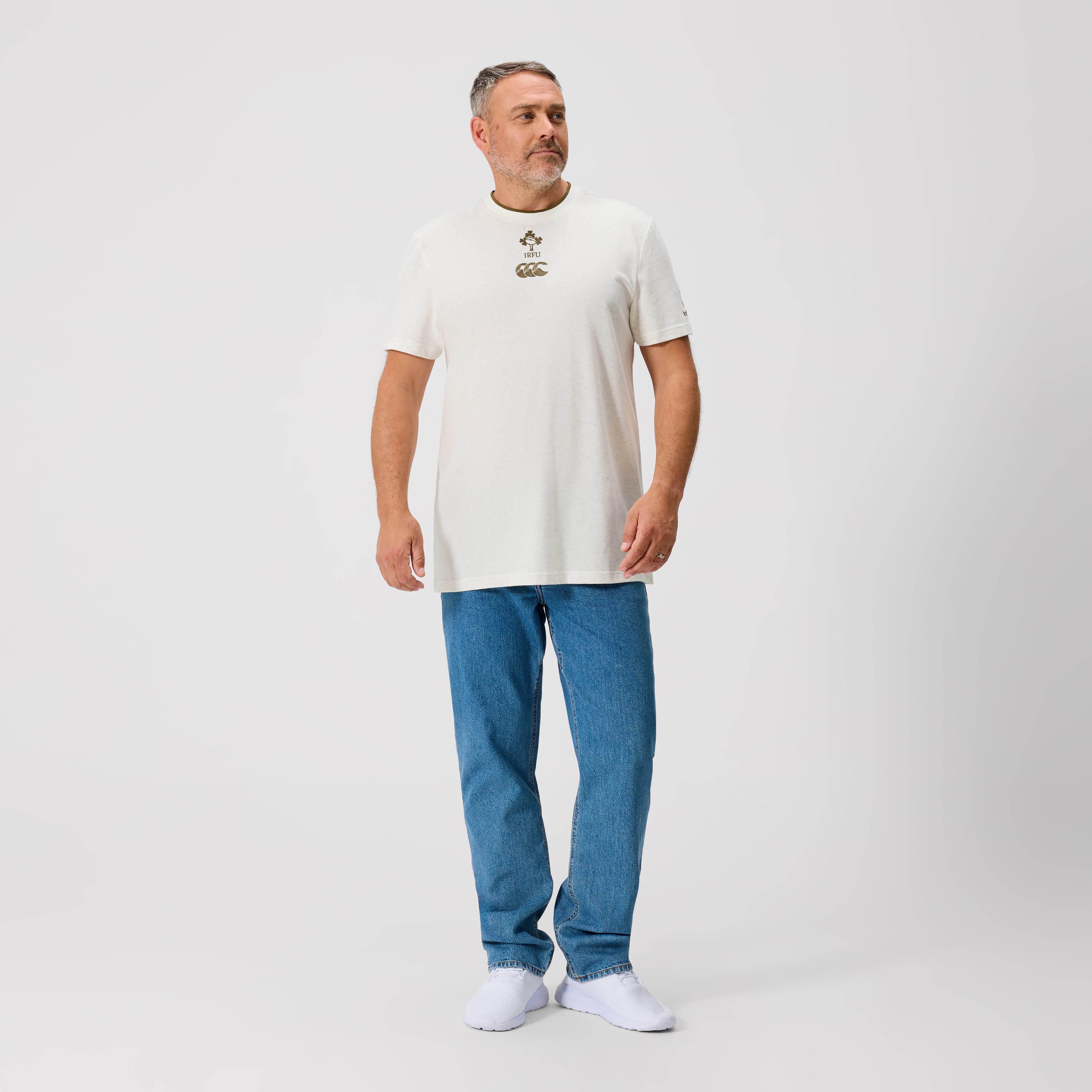canterbury-ireland-team-t-shirt-cotone-uomo-crema-marl image 3