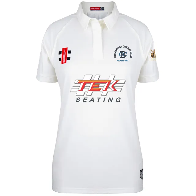 gray-nicolls-matrix-v2-camicia-cricket-senior-bidborough-cc-avorio-manica-corta image 1