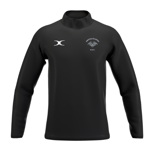 gilbert-rugby-shipston-on-stour-rufc-junior-atom-top-riscaldamento-nero image 1