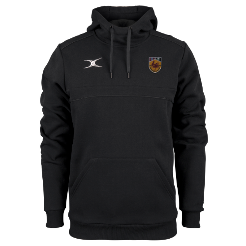 gilbert-rugby-harrogate-rufc-photon-felpa-con-cappuccio-bambino-nera image 1