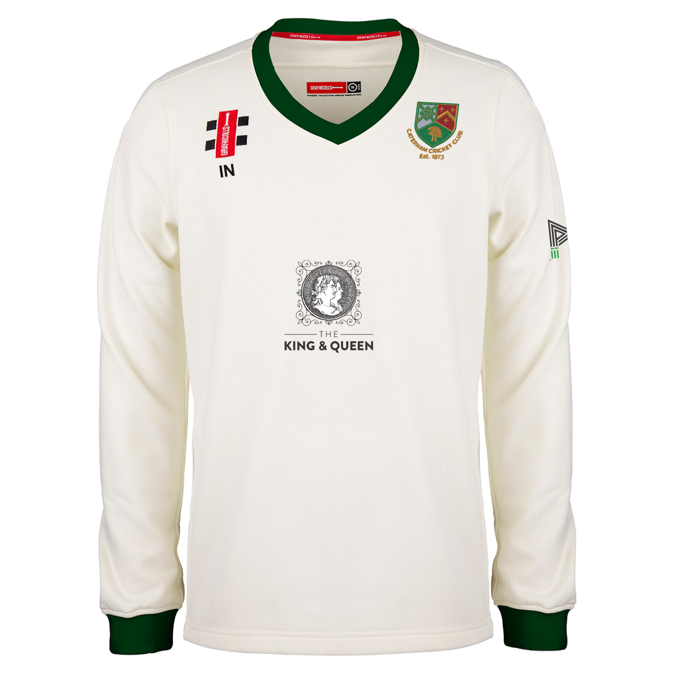 gray-nicolls-caterham-cc-adulto-pro-performance-maglione-da-gara-avorio-verde image 1
