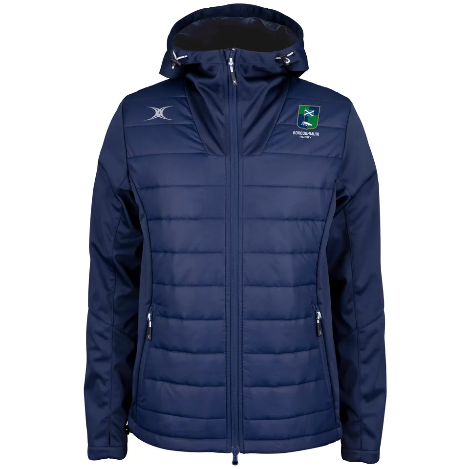 gilbert-rugby-boroughmuir-giacca-pro-active-full-zip-adulto-blu-navy image 1