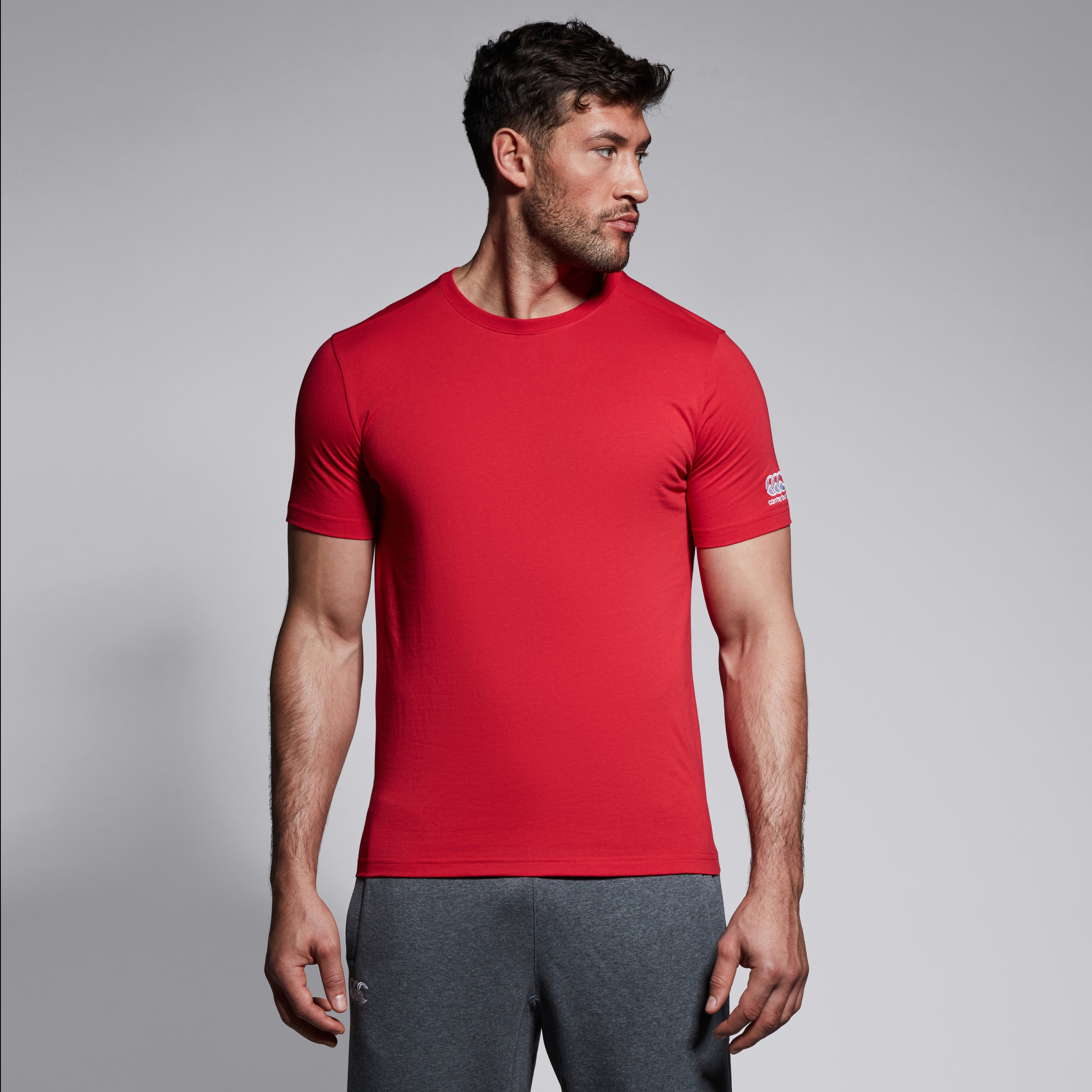canterbury-club-plain-t-shirt-uomo-rossa image 4