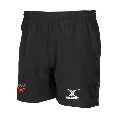 gilbert-rugby-skipton-rfc-adulto-pantaloncini-leisure-neri image 1