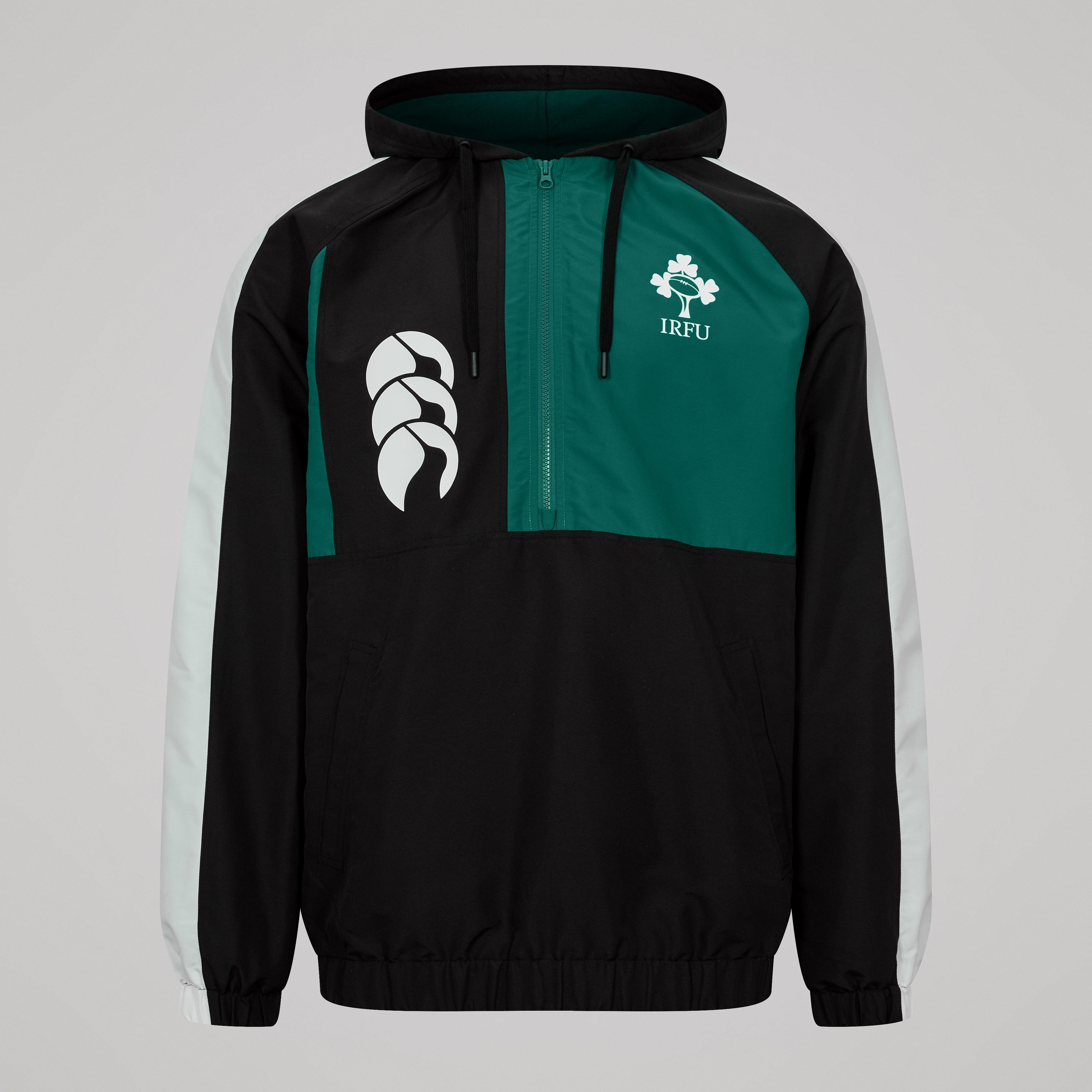 canterbury-ireland-legends-uomo-giacca-quarter-zip-nera image 1