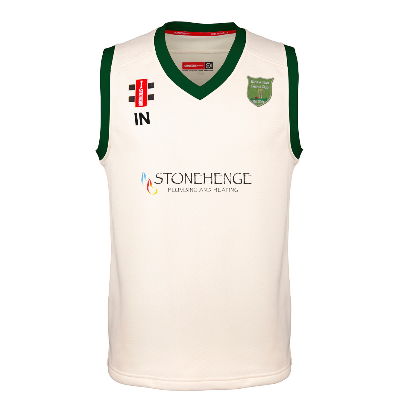 gray-nicolls-east-anton-cc-pro-performance-slipover-junior-ivory-green image 1