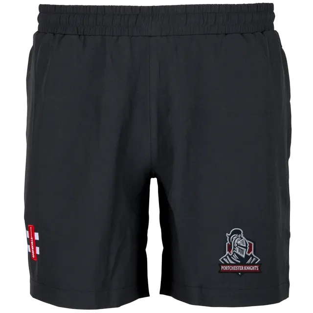 gray-nicolls-velocity-pantaloncini-training-senior-nero-portchester-knights image 1