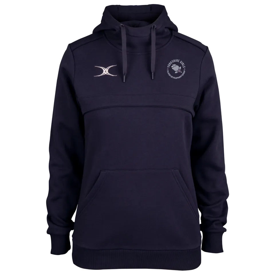 gilbert-rugby-yorkshire-pdg-adulto-photon-felpa-cappuccio-donna-blu-navy image 1