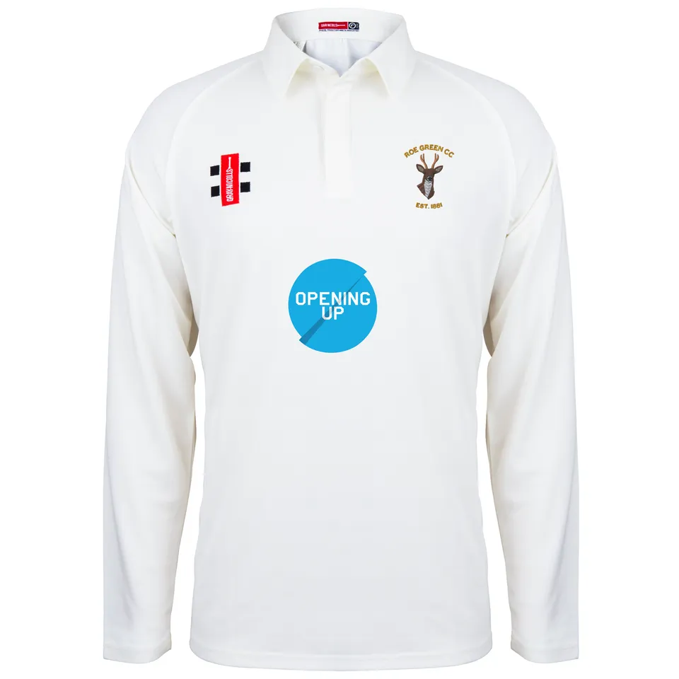 gray-nicolls-matrix-v2-maglia-cricket-manica-lunga-senior-roe-green-ivory image 1