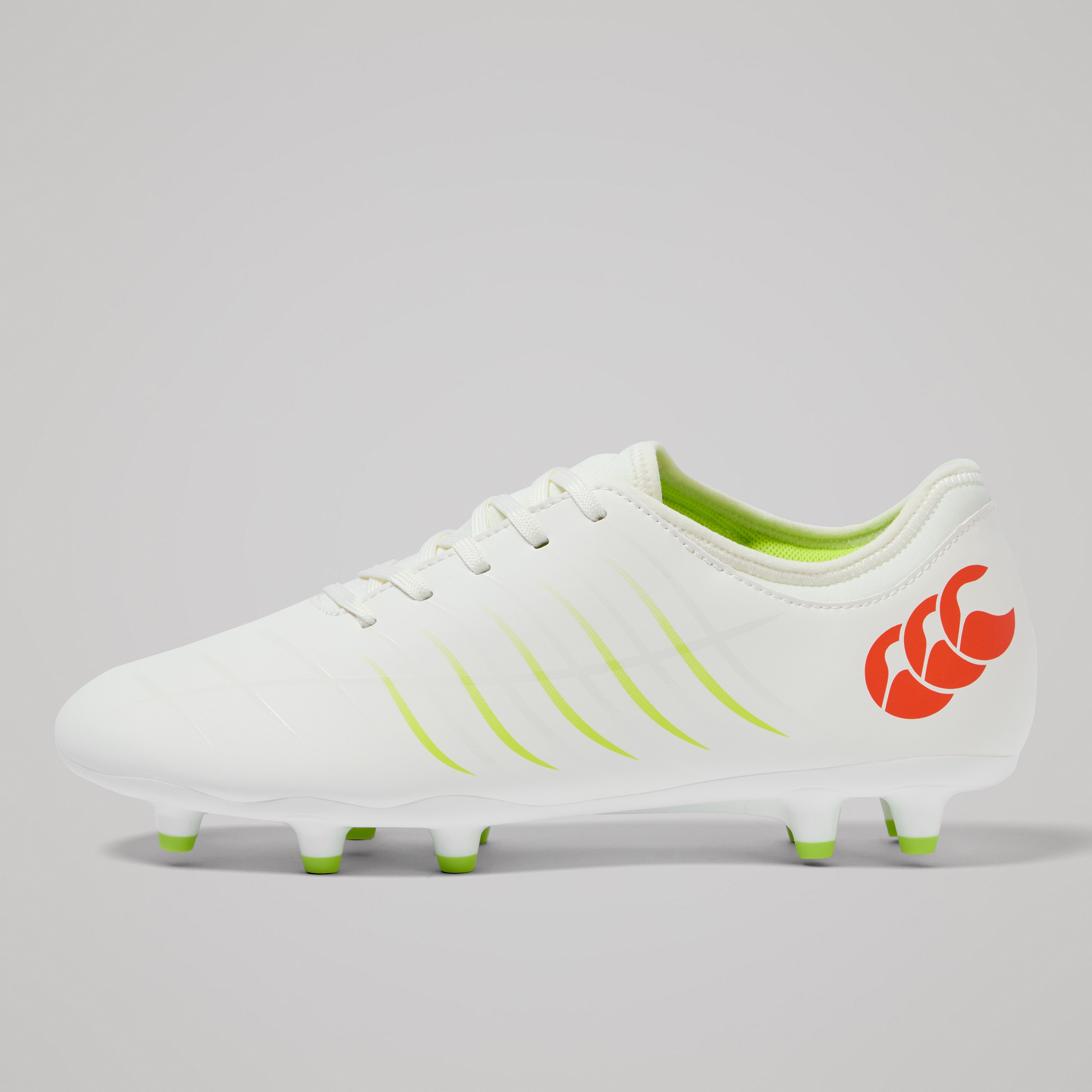 canterbury-phoenix-2-0-team-scarpe-rugby-firm-ground-bianche-unisex-adulto image 1