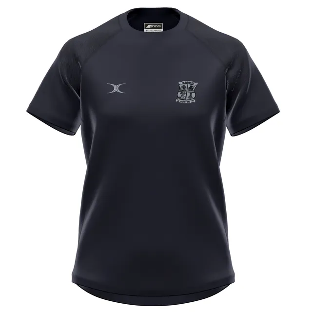 gilbert-rugby-gts-maglietta-donna-lydney-rfc-manica-corta-nera image 1