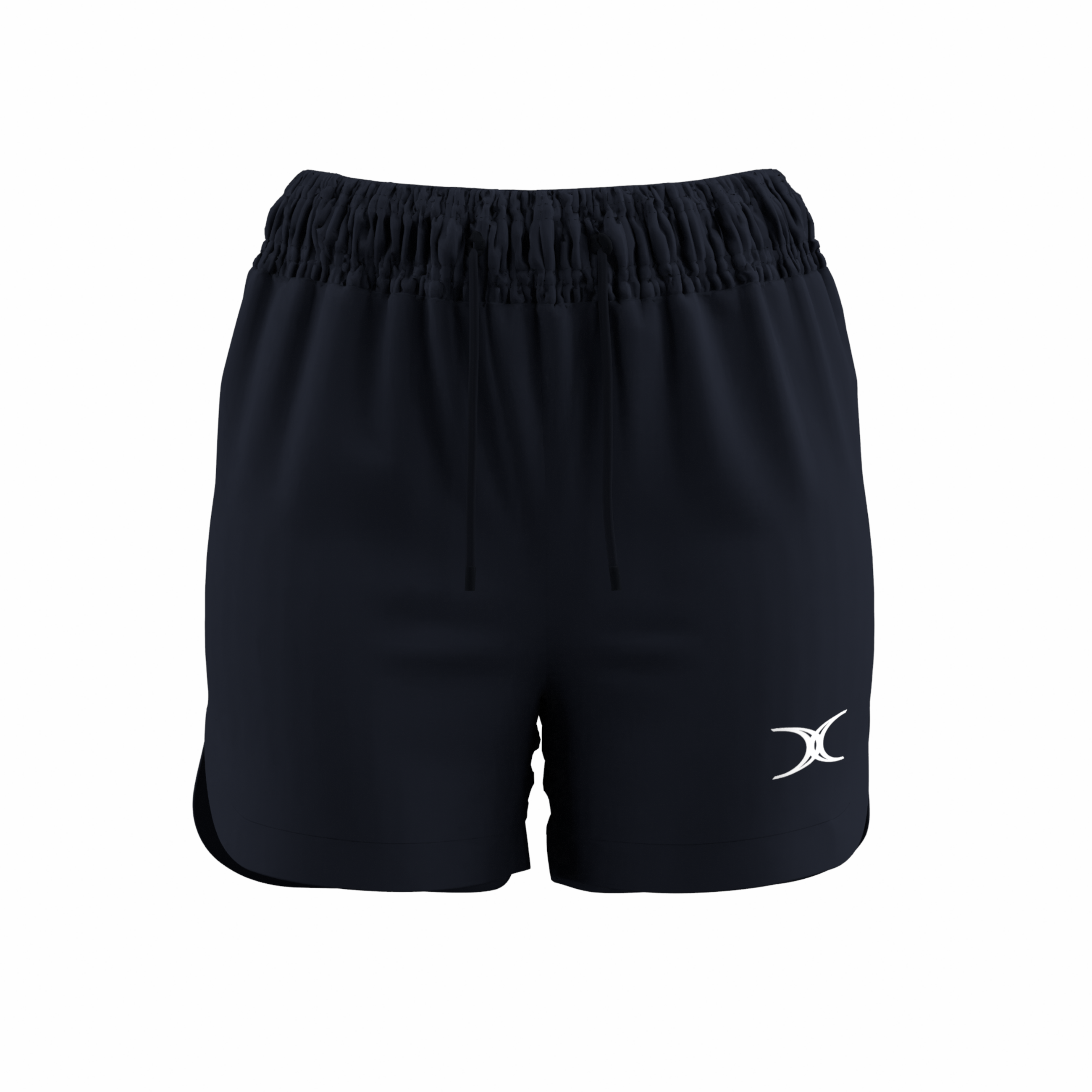 gilbert-rugby-gts-shorts-donna-nero-blu-navy-pantaloncini-performance image 6