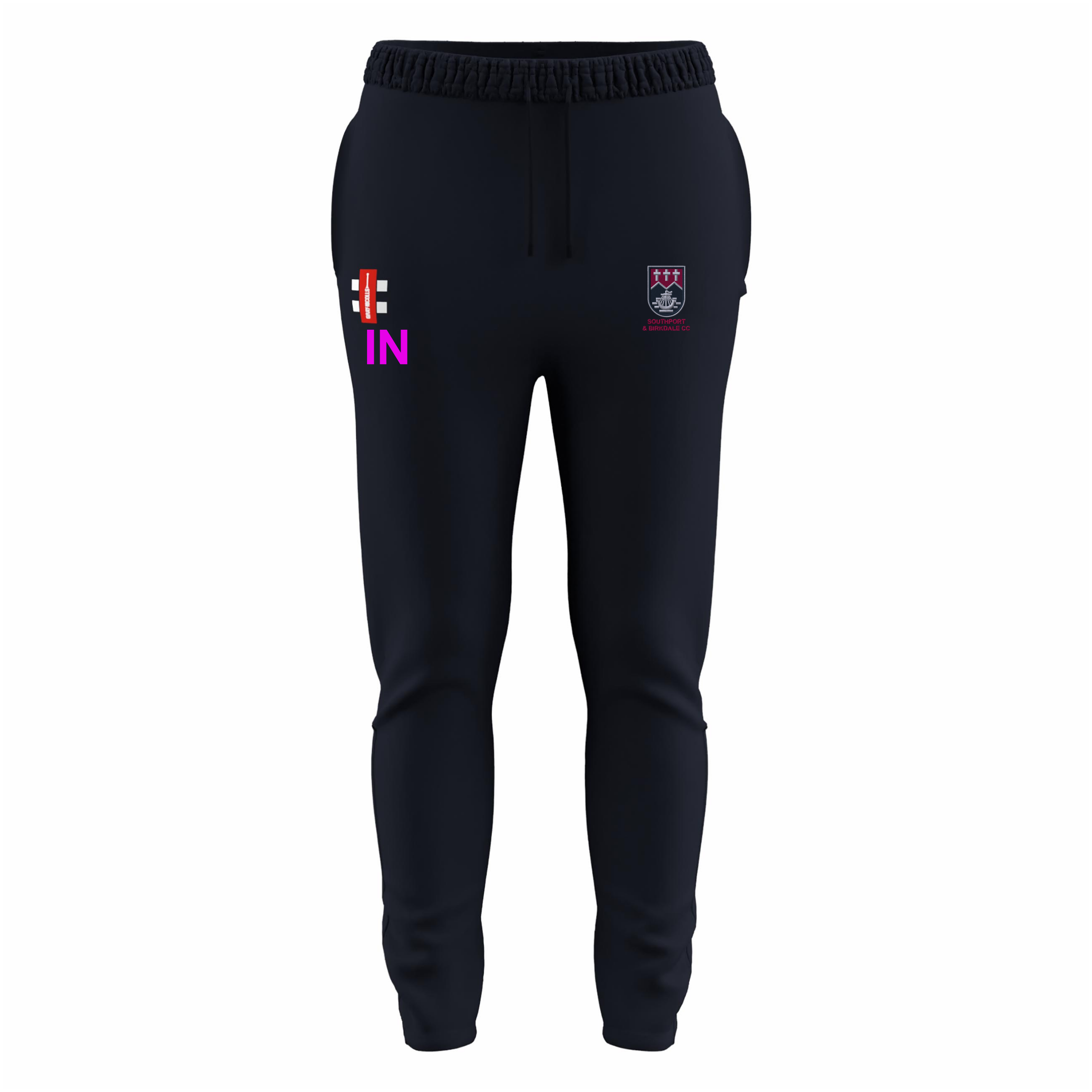 gray-nicolls-gts-pantaloni-training-cricket-donna-southport-birkdale-cc-dark-nav image 1