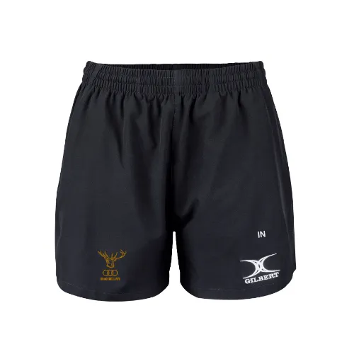 gilbert-rugby-bracknell-rfc-photon-pantaloncini-donna-con-tasche-nero image 1
