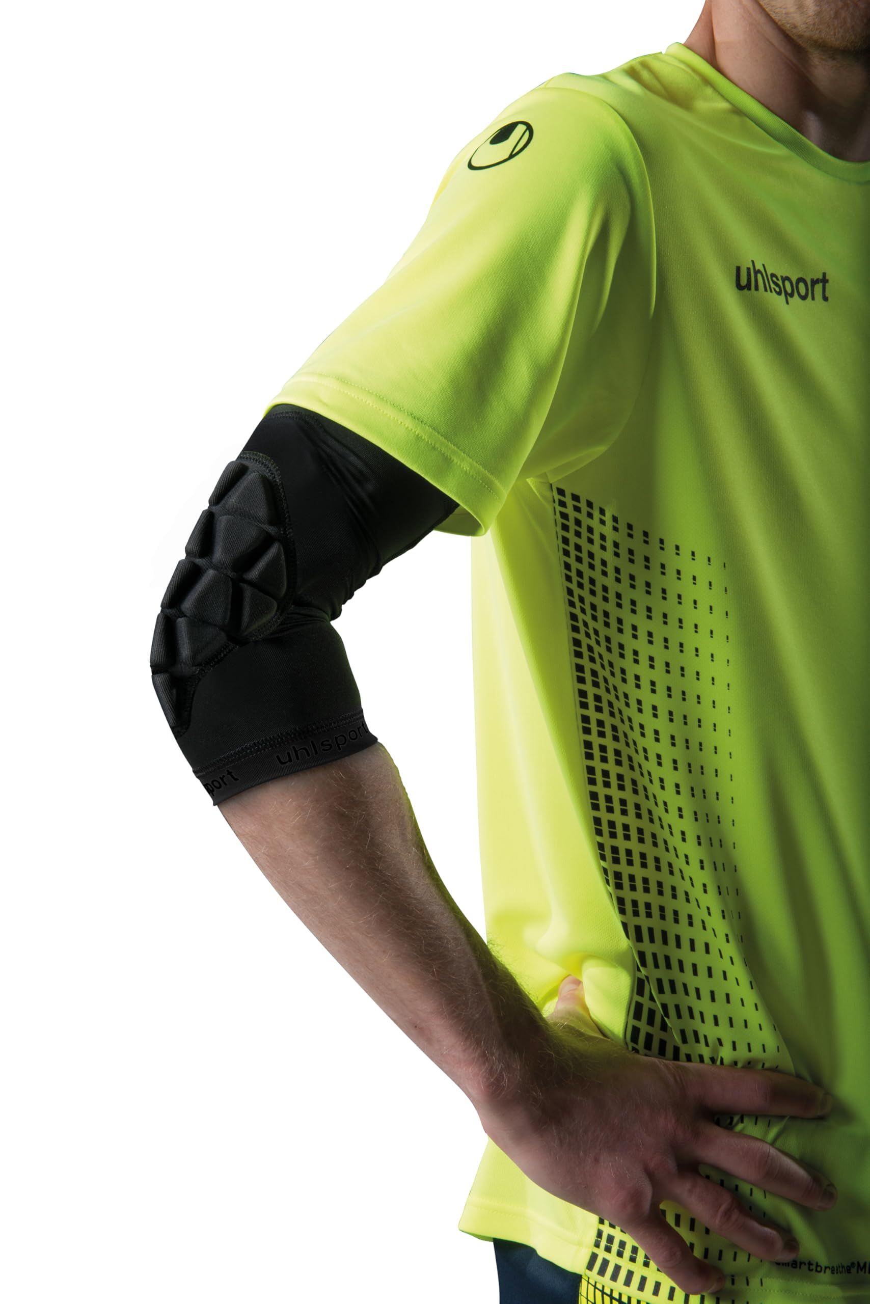 uhlsport-bionikframe-elbow-pad-gomitiere-calcio-unisex-adulto image 2