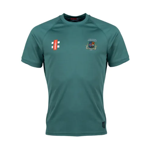 gray-nicolls-thrapston-cricket-club-matrix-v2-t-shirt-manica-corta-senior-verde image 1