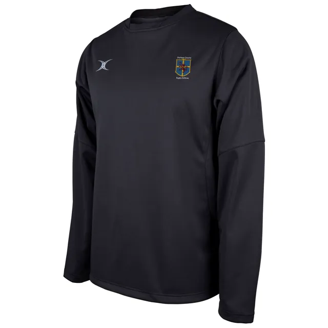 gilbert-rugby-durham-county-referee-senior-pro-top-riscaldamento-nero image 1