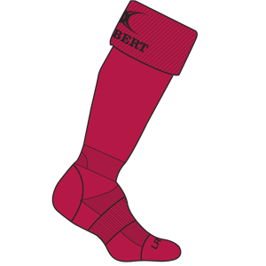 gilbert-rugby-london-scottish-f-c-calzini-rugby-bambino-kryten-ii-rossi image 1
