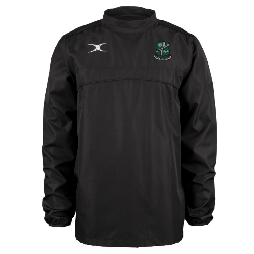 gilbert-rugby-photon-giacca-warm-up-adulto-wharfedale-rufc-nero image 1