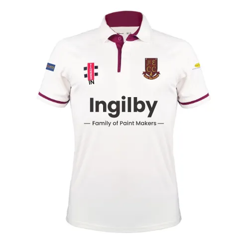 gray-nicolls-high-easter-pro-performance-v3-maglia-gara-s-s-ivory-maroon-senior image 1
