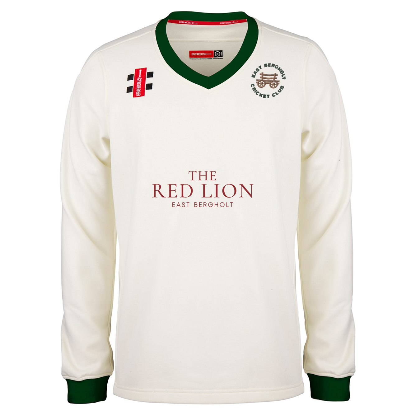 gray-nicolls-east-bergholt-cricket-club-adult-pro-performance-maglione-da-match- image 1