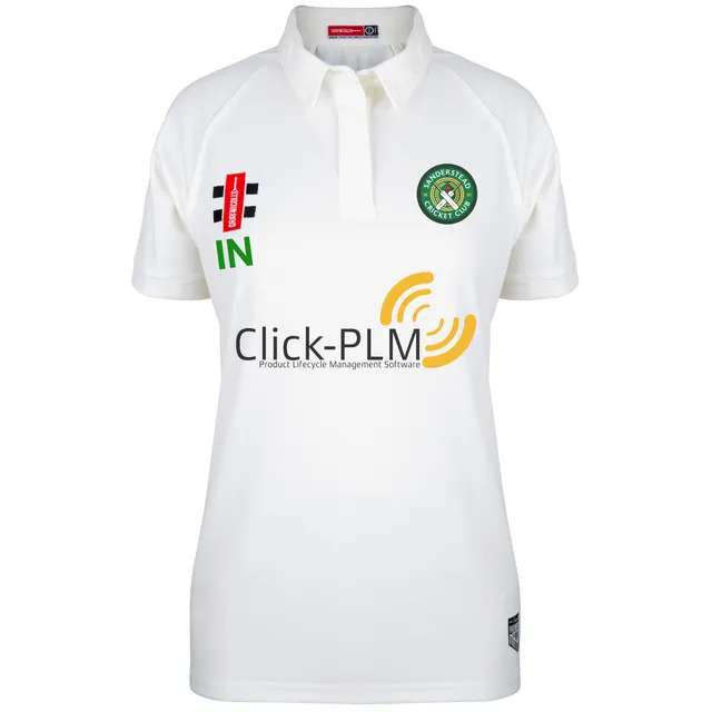 gray-nicolls-matrix-v2-maglia-cricket-sanderstead-cc-donna-senior-manica-corta-a image 1