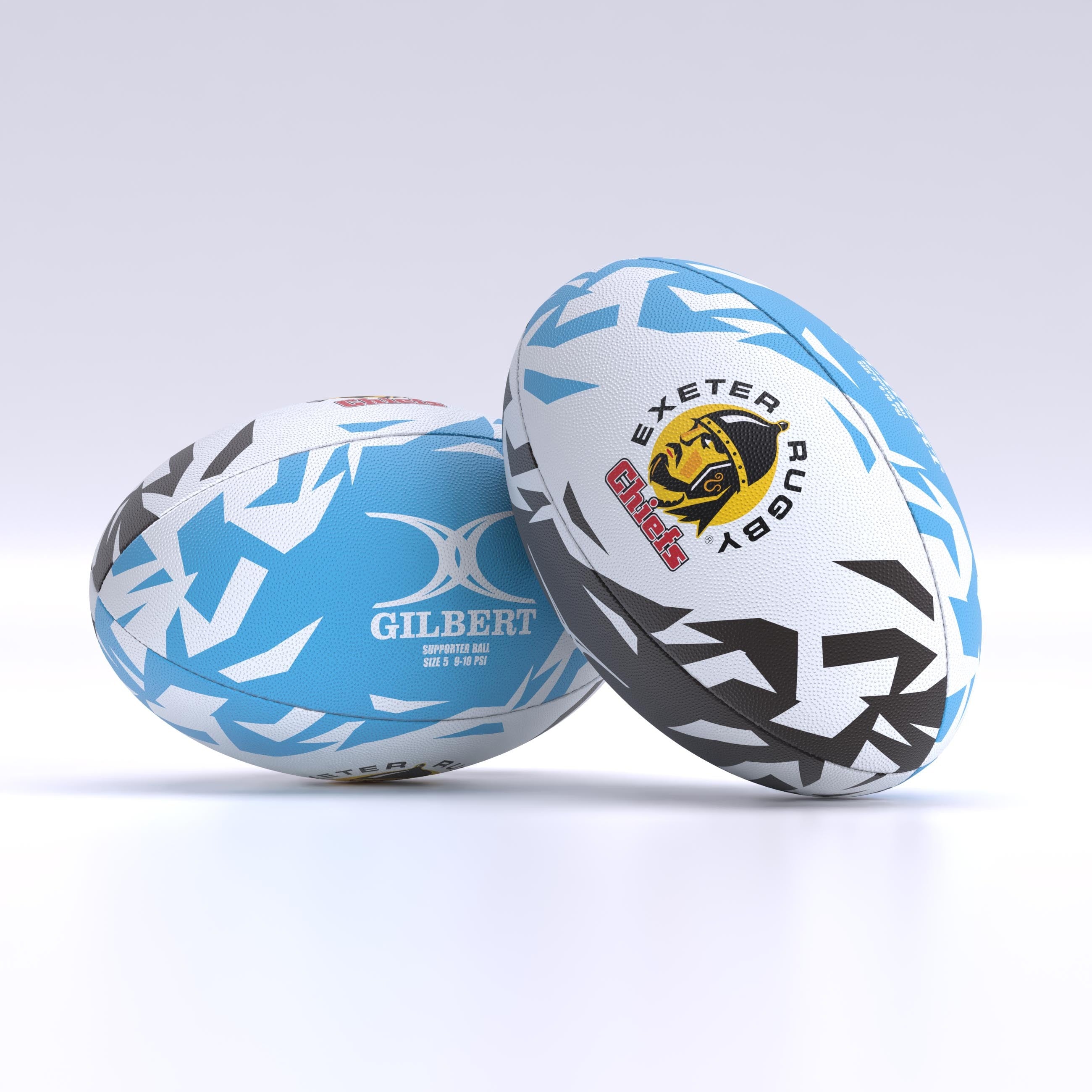 gilbert-rugby-exeter-chiefs-supporter-ball-pallone-tifoso-misura-4-5 image 1