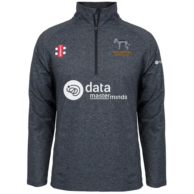 gray-nicolls-bedlington-velocity-mid-layer-nero-con-zip-bambino-junior image 1