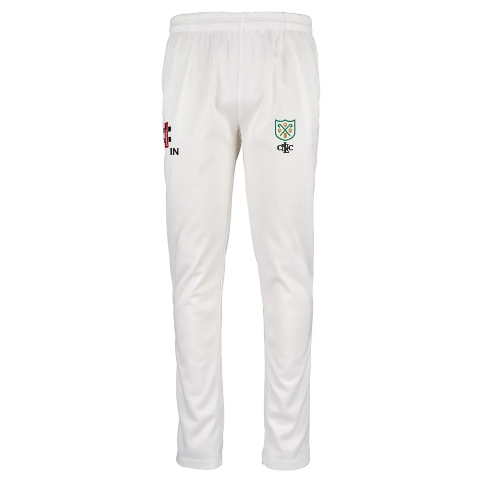 gray-nicolls-matrix-v2-pantaloni-cricket-slim-fit-senior-north-london-cc-avorio image 1