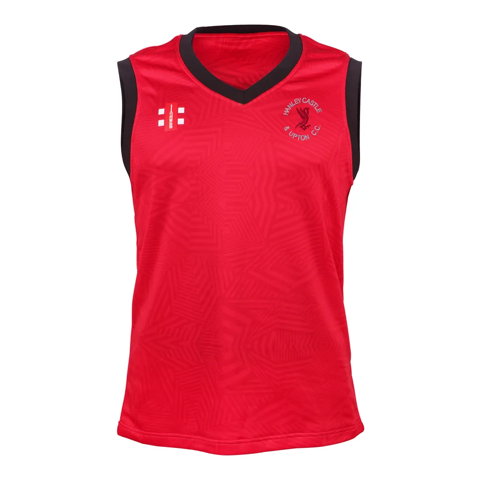gray-nicolls-hanley-castle-upton-cc-junior-pro-t20-slipover-rosso image 1