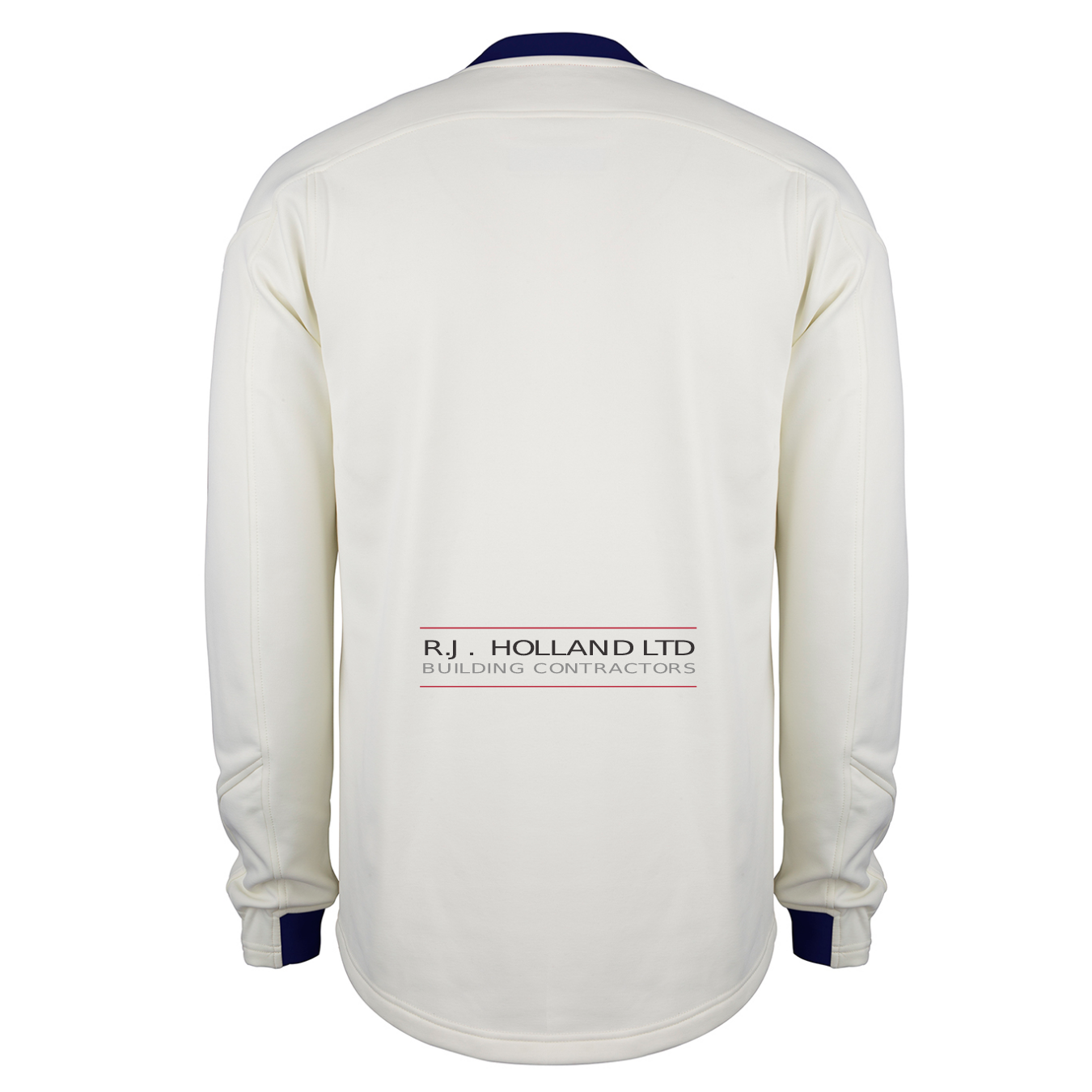 gray-nicolls-pro-performance-maglione-cricket-junior-bidborough-cc-avorio-navy image 2