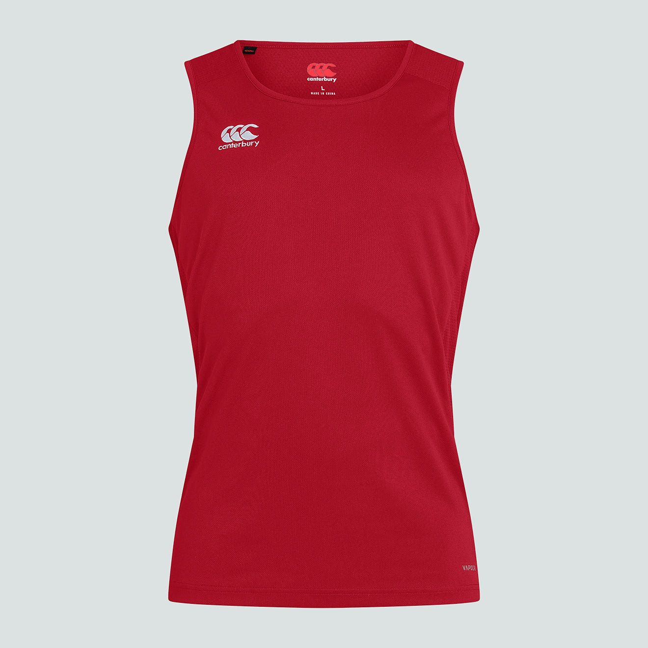 canterbury-club-dry-singlet-canotta-uomo-rossa image 1