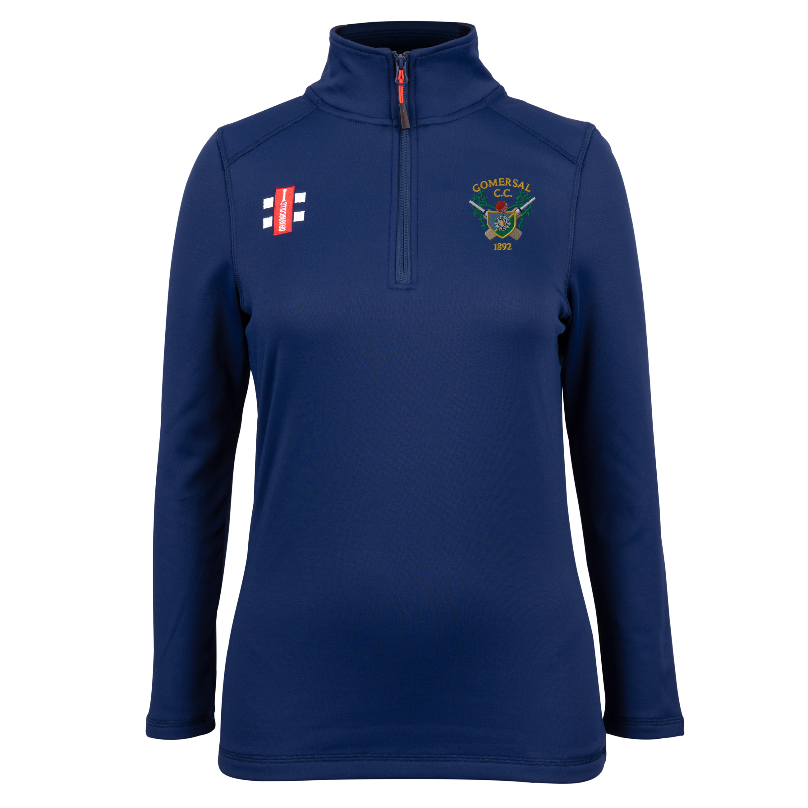 gray-nicolls-storm-thermo-fleece-donna-gomersal-cricket-club-navy image 1