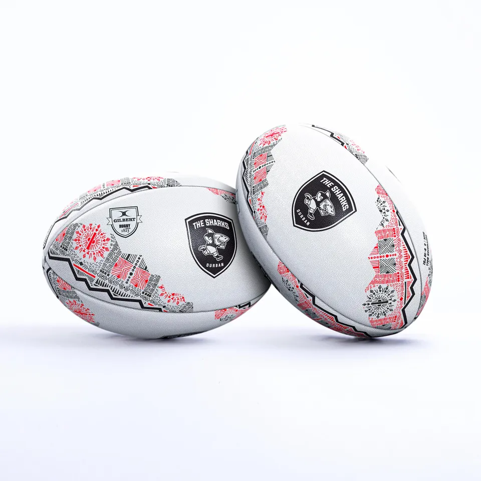 gilbert-rugby-sharks-supporter-pallone-rugby-n-5-e-n-4 image 1