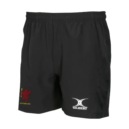 gilbert-rugby-wyvern-rfc-senior-pro-shorts-leisure-nero image 1