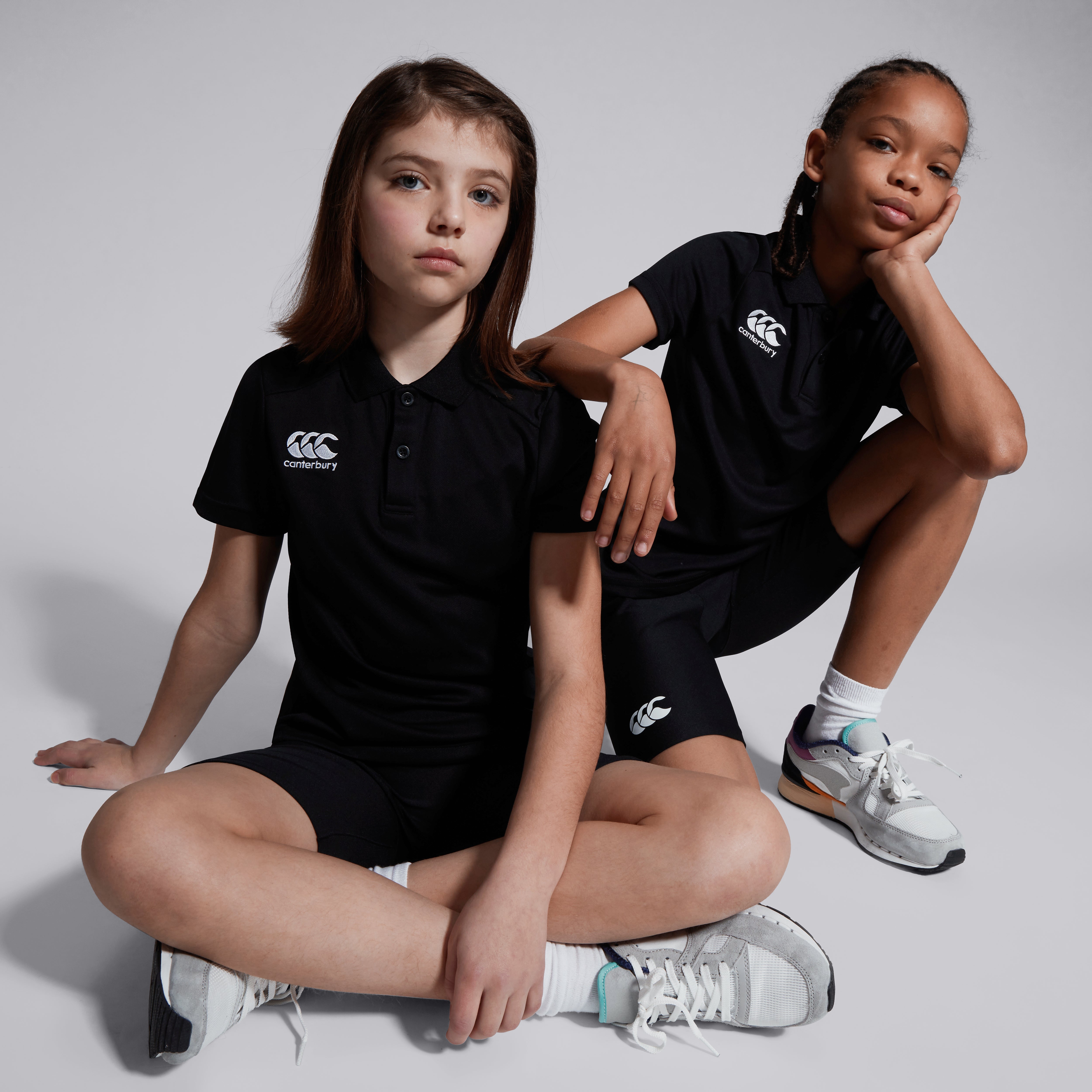 canterbury-club-dry-polo-junior-unisex-nero image 2