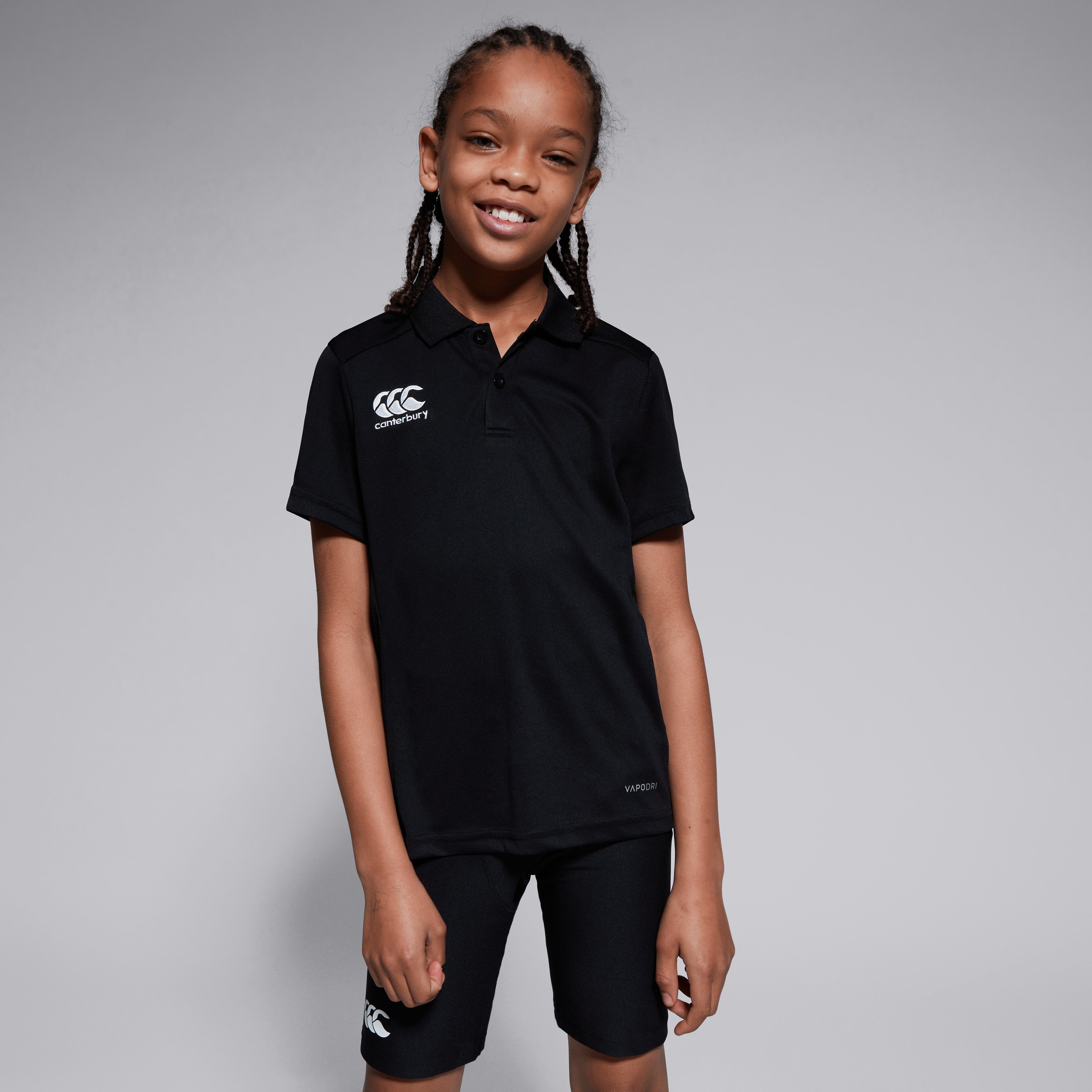 canterbury-club-dry-polo-junior-unisex-nero image 4