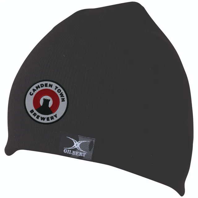 gilbert-rugby-beanie-hat-cappello-invernale-adulto-nero-camden-town-brewery image 1