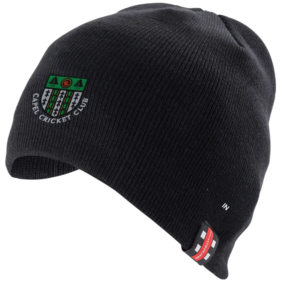 gray-nicolls-gts-berretto-beanie-capel-cricket-club-surrey-adulto-nero image 1