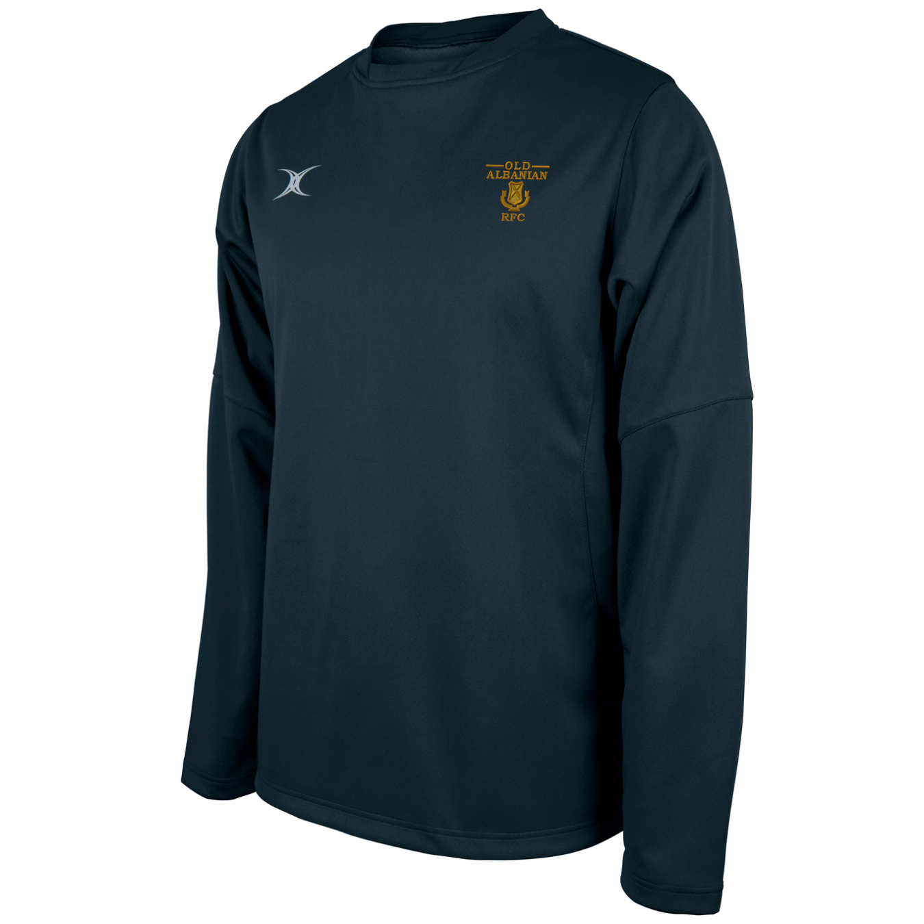 gilbert-rugby-old-albanians-rfc-senior-pro-top-warm-up-blu-navy image 1