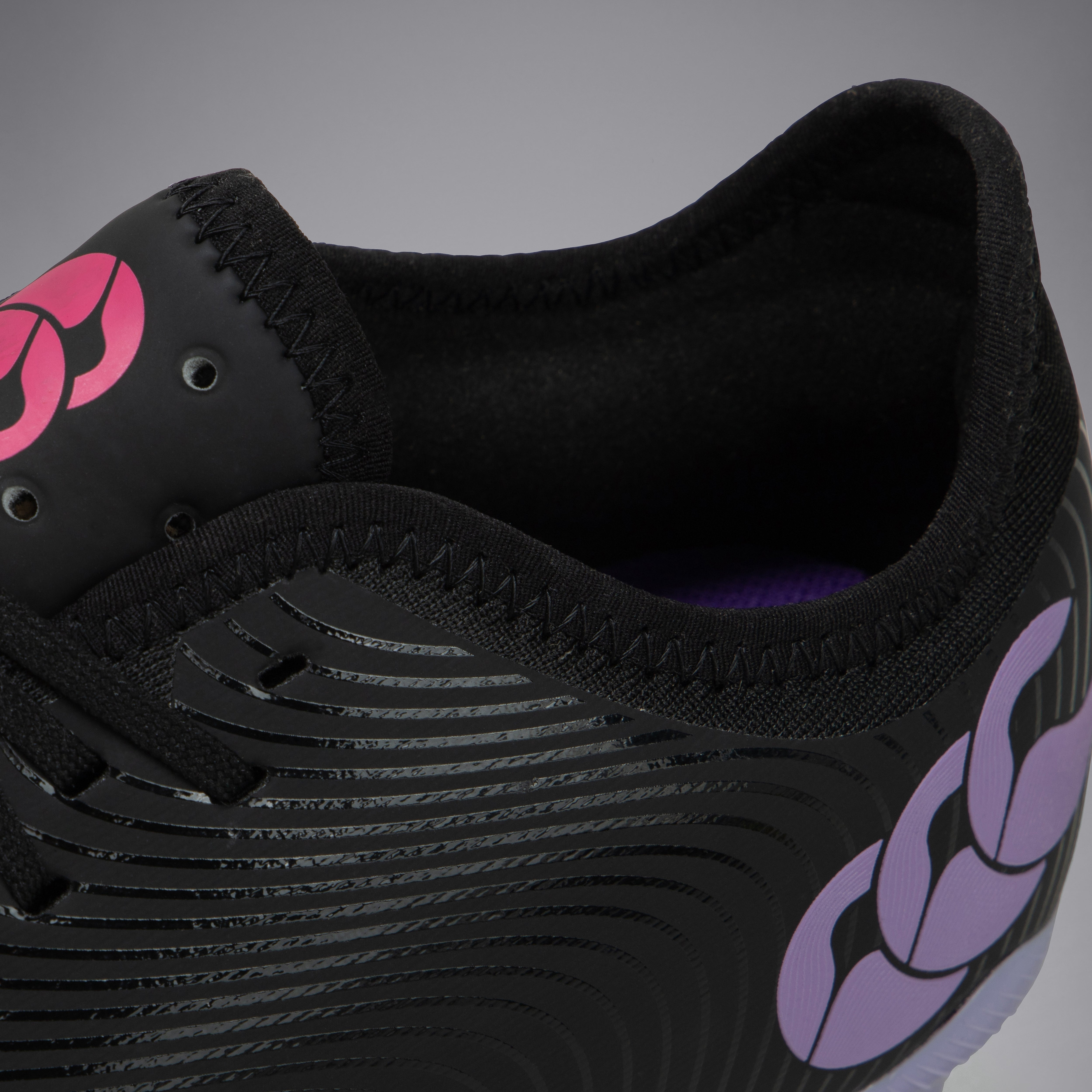 canterbury-phoenix-genesis-pro-scarpe-rugby-soft-ground-unisex-adulto-nero-viola image 6