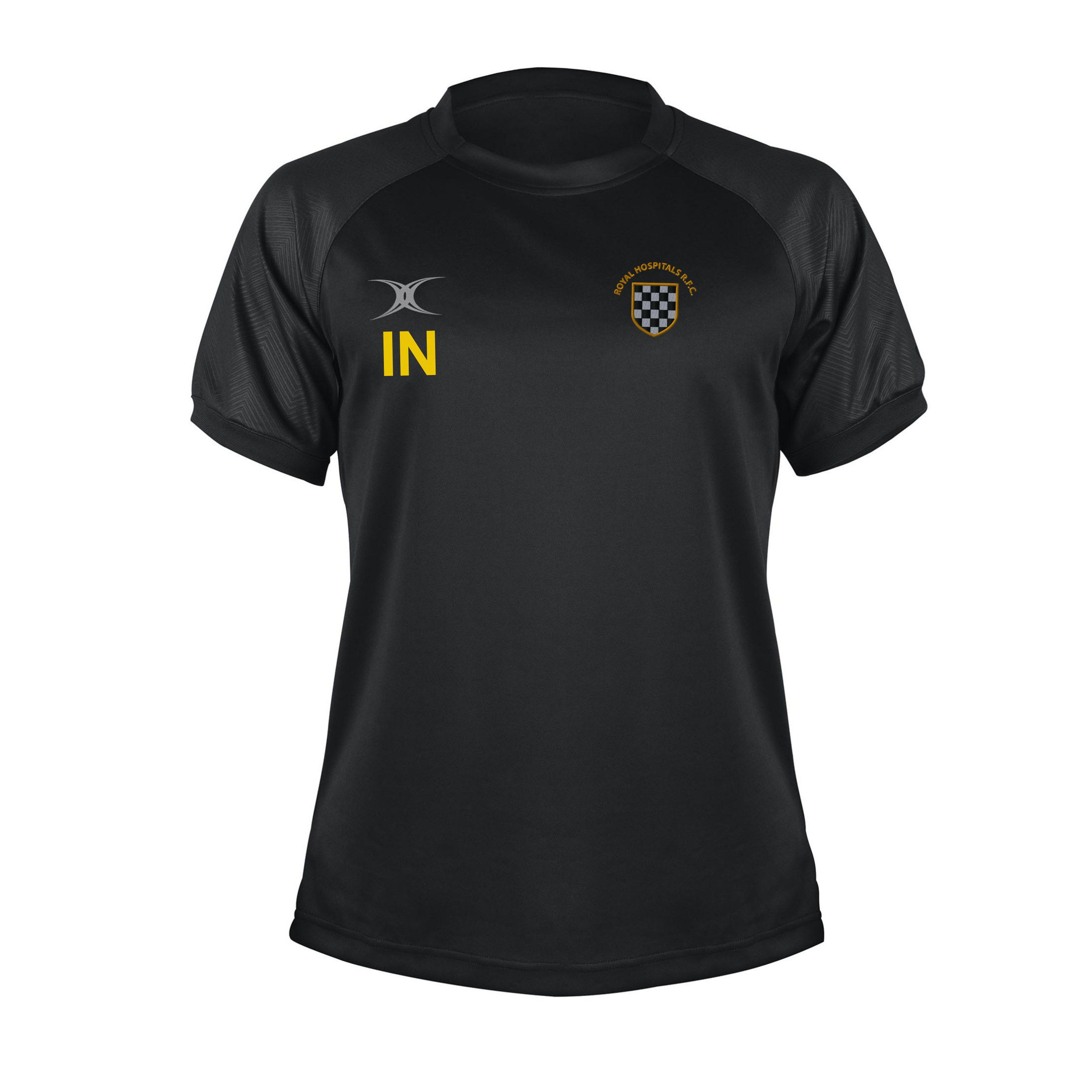 gilbert-rugby-barts-and-the-london-rfc-evo-t-shirt-manica-corta-adulto-nero image 1