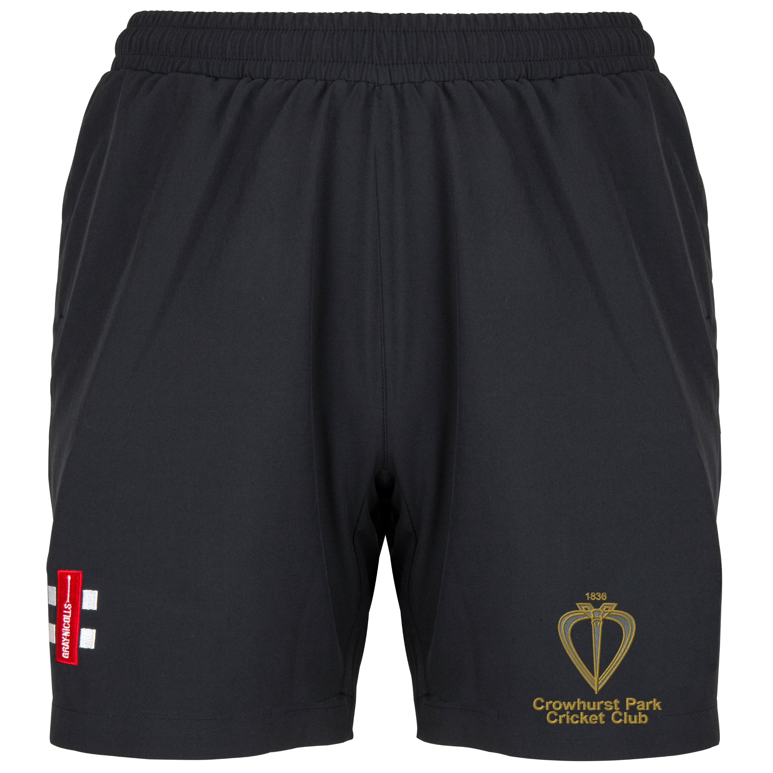 gray-nicolls-crowhurst-park-cc-donna-pantaloncini-velocity-neri image 1