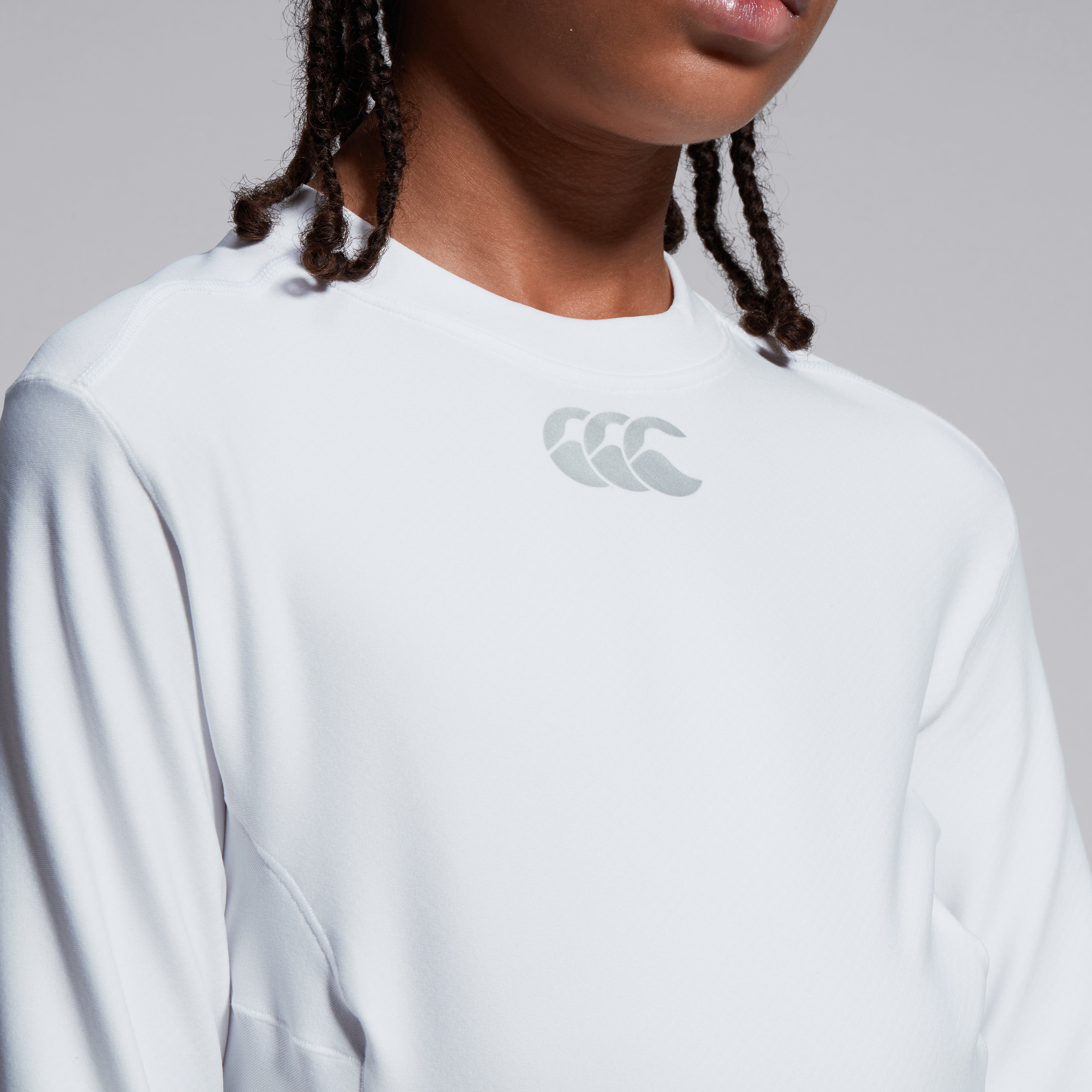canterbury-junior-thermoreg-top-manica-lunga-bianco image 7