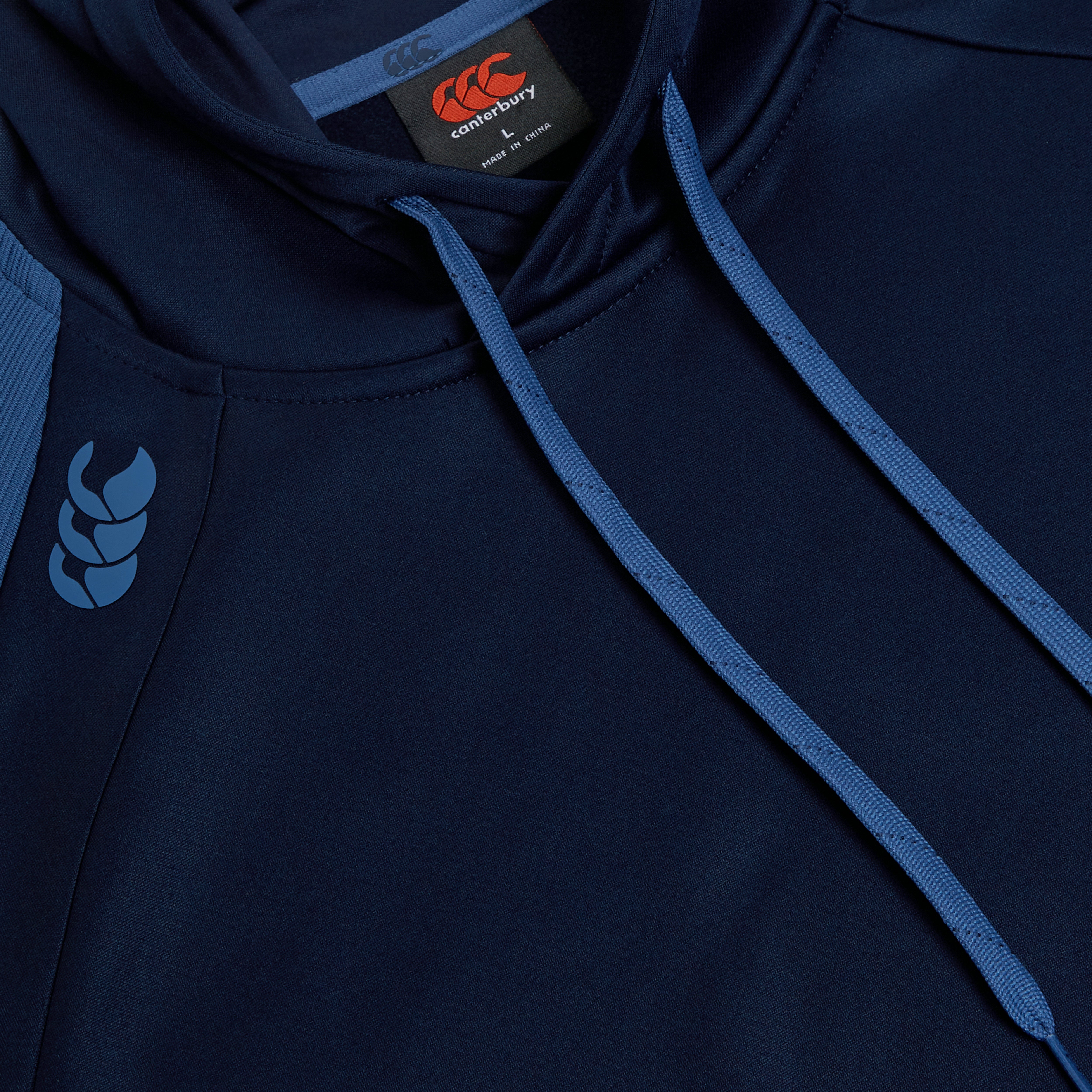 canterbury-elite-training-hoody-unisex-blu-navy image 3