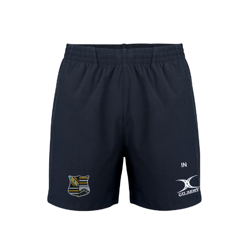 gilbert-rugby-photon-pantaloncini-senior-nero-oadby-wyggestonians-rfc image 1