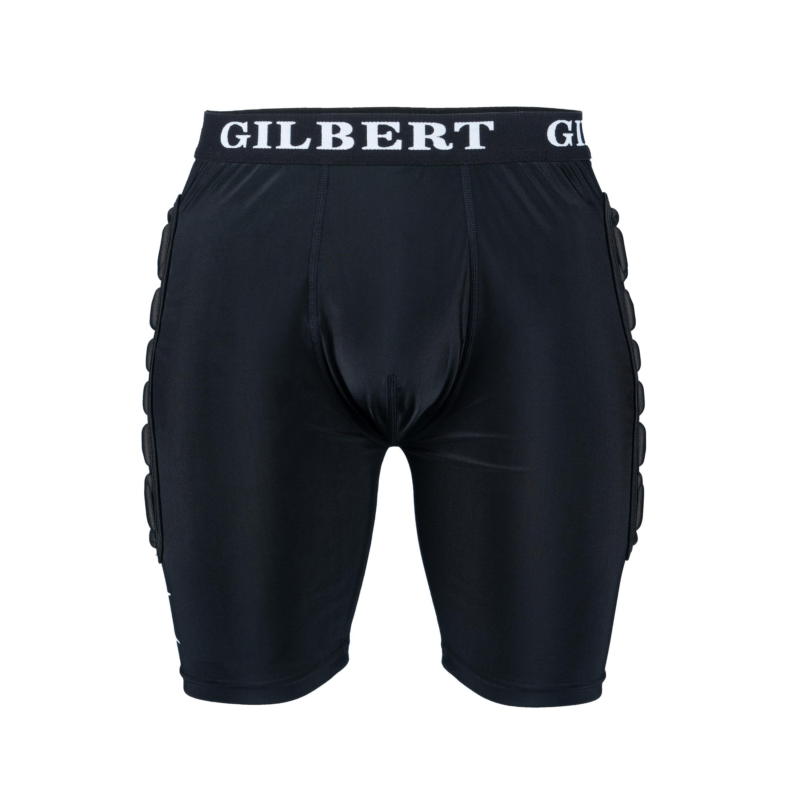 gilbert-rugby-xp25-pantaloncini-protettivi-senior-neri image 1